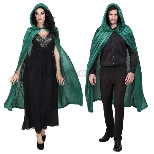 B048-5Halloween накидка костюм вечеринки одежда для выступлений плотный бархатный плащ ведьмы